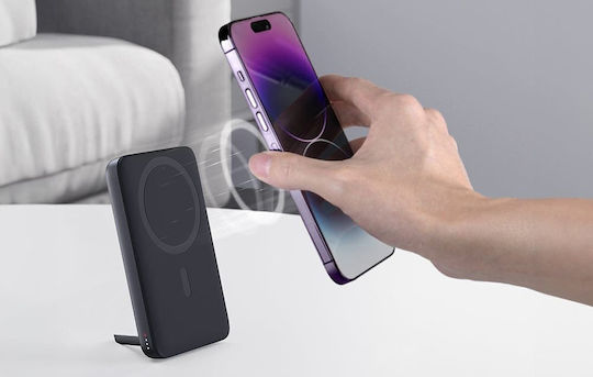 Aukey PB-MS01 MagSafe Power Bank 6700mAh 20W mit USB-C Ausgangsanschlüsse Power Delivery Schwarz