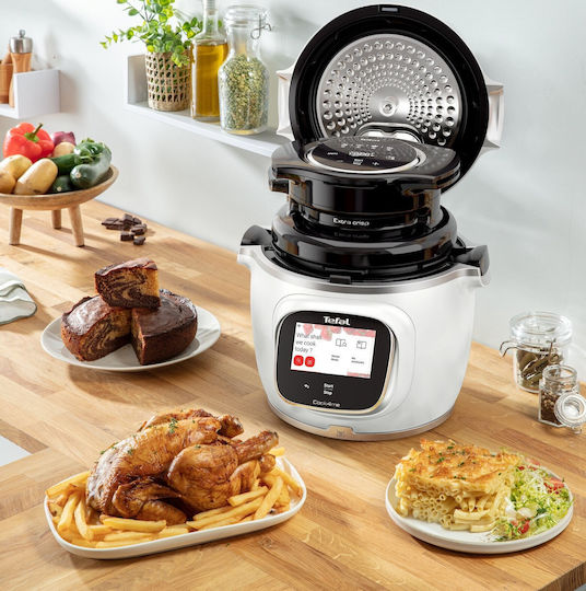 Tefal Cook4me Touch Pro Мултикукър 1600W Бял
