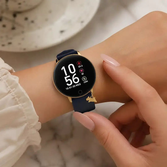 Radley London Smartwatch (Blue with Charm Gold)