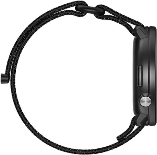 Polar Unite Waterproof Smartwatch with Heart Rate Monitor (Black Hook & Loop Edition)