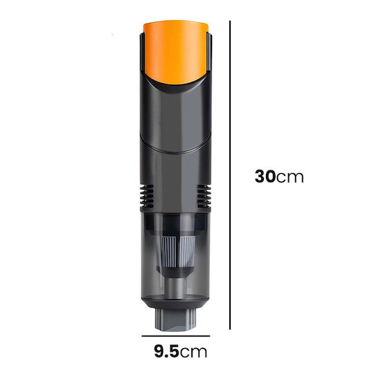 Avizar 120w Wiederaufladbarer Zylindrischer Handstaubsauger Kompakt Ergonomisch Schwarze