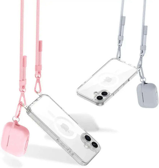 Tech-protect C5se Rope Crossbody Strap Baby Pink