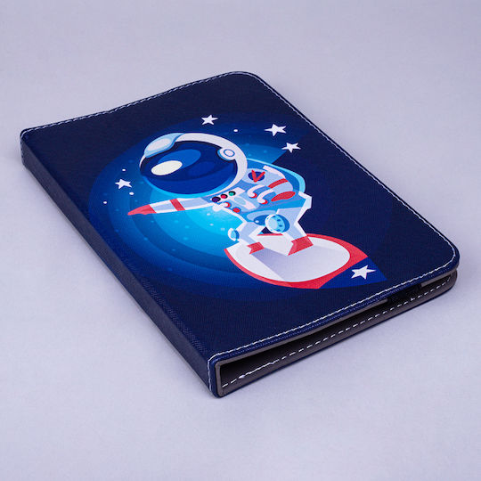 Cosmonaut Flip Cover Albastru Marin Universal 10"