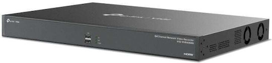 TP-LINK 4064H Καταγραφικό NVR 64 Καναλιών με Ανάλυση 4K