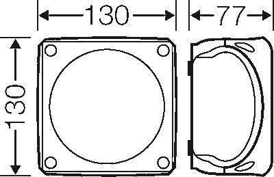 Hensel Surface Mounted Electrical Box Branching Watertight IP66 in Gray Color
