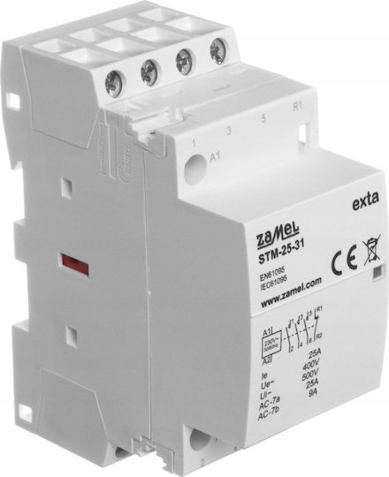Zamel Ρεле за фаза 25Спецификация с Напрежение 230V