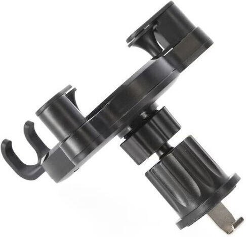 Car Mobile Mount with Adjustable Hooks Black