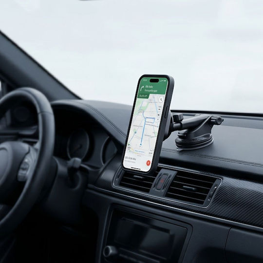 Tech-Protect V20 Arcticboost Suport Auto Magnetic Magsafe Pentru Bord și Guri de Ventilație Încărcător Wireless 25W Qi2.2 Negru
