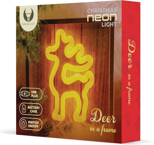 Neon Kactus Neon Διακοσμητικό Φωτιστικό LED Θερμό Λευκό 3000K 20x20x200εκ.