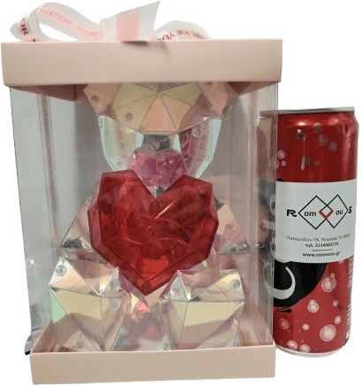 Bear Heart LED Table Lamp 20x12cm