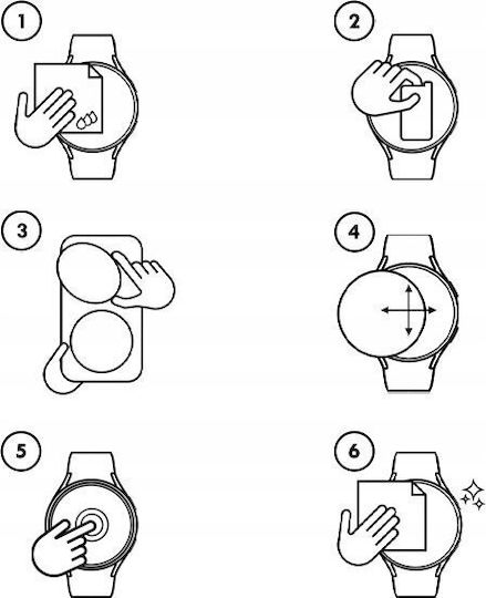 GrizzGlass Screen Protector pentru Apple Watch 44mm 1buc