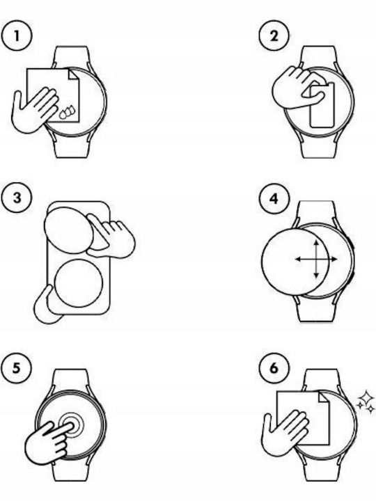 GrizzGlass Displayschutzfolie für das Huawei Watch 4 Pro 1Stück