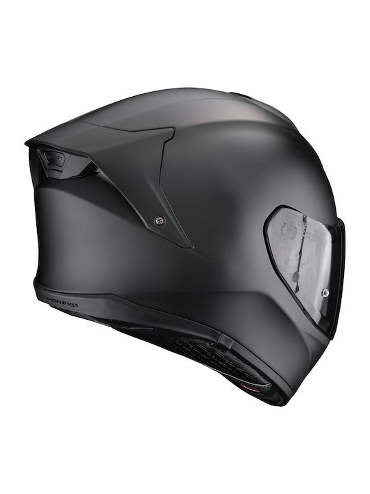 Scorpion Exo 530 Air Solid Matt Black Motorcycle Helmet Full Face ECE 22.06 with Pinlock and Sun Visor