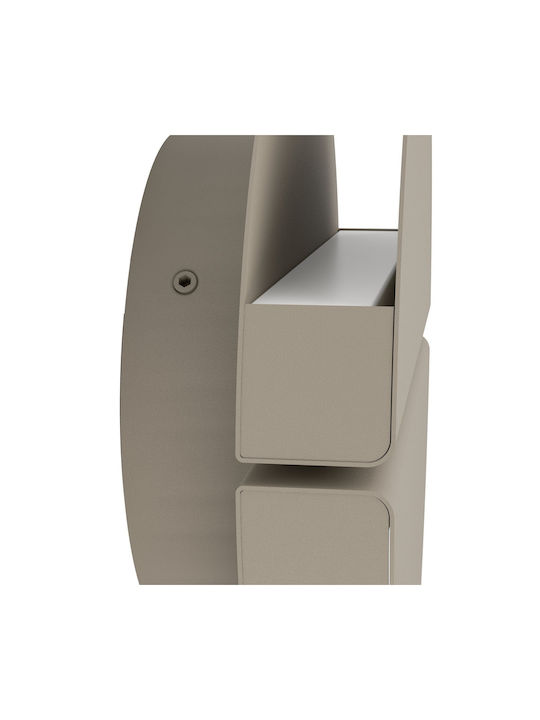 Eglo Pianosa Modern Wall Lamp with Integrated LED and Adjustable White Light 18cm