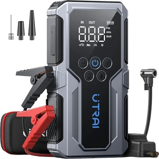 Utrai JS-9 Tragbar Auto-Starthilfe 8000mAh mit Power Bank,Powerbank / USB / Pumpe