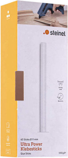 Steinel Ράβδοι Σιλικόνης Ultra Power Transparent 11mm 40Stück