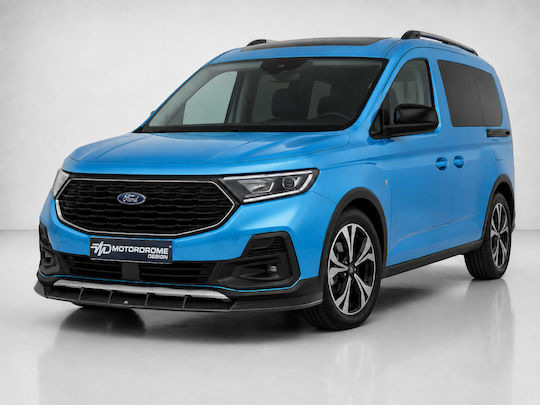 Motordrome Spoiler Auto Vorderseite Kompatibel mit Ford Tourneo Connect 2022