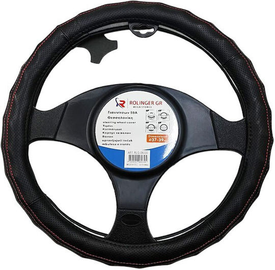 Car Steering Wheel Cover with Diameter 37-39cm Synthetic