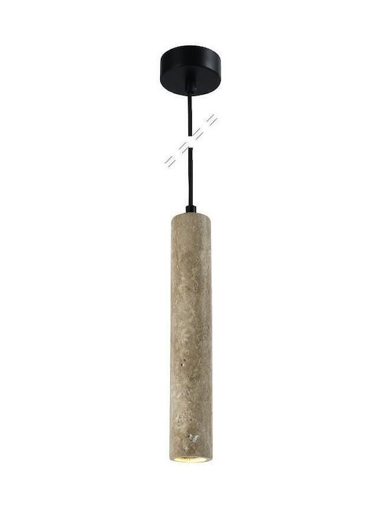 Inlight Grey Rail Pendant Light with GU10 Socket 7.5x7.5x30cm