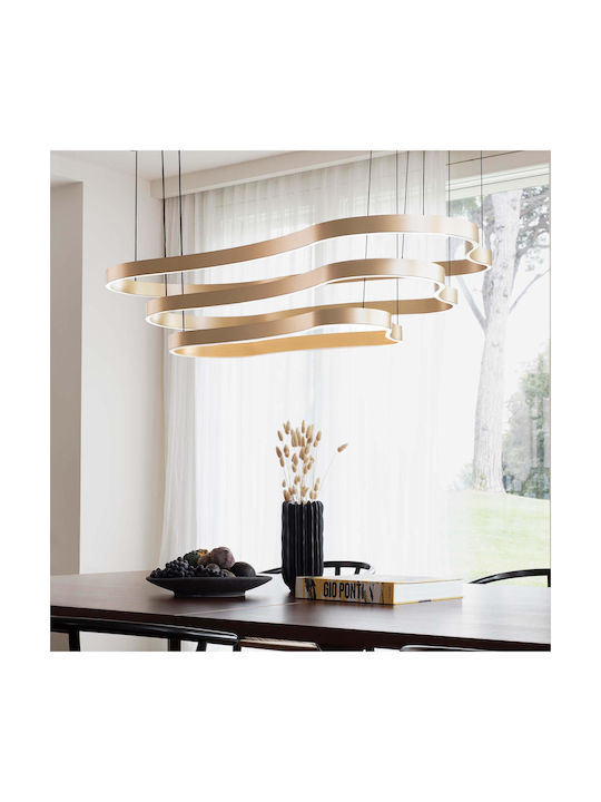 Ideal Lux Pendant Light White 155.6x87x50cm
