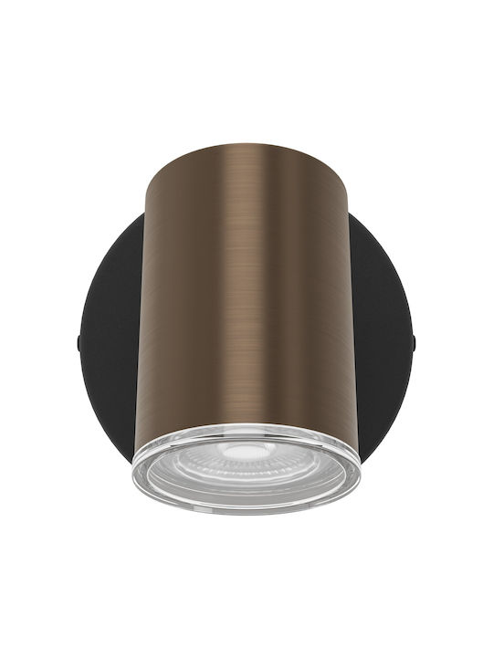 Eglo Consuma Single Spot with GU10 Lamp Adapter in Bronze Colour