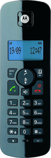 Motorola C4201 Ασύρματο Τηλέφωνο Duo Μαύρο