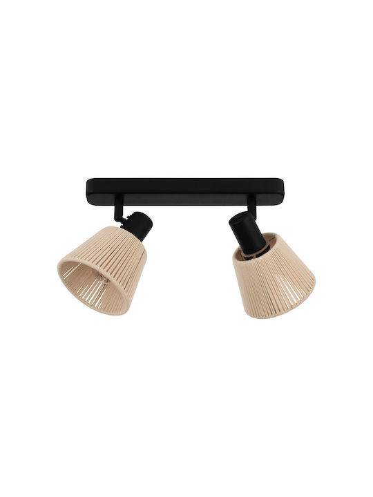 Eglo Seagard Doppel-Spot Mit E14 Fassung In Schwarz
