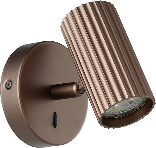 Eglo Portillo Ceiling & Wall Spot with GU10 Lamp Adapter in Bronze Colour