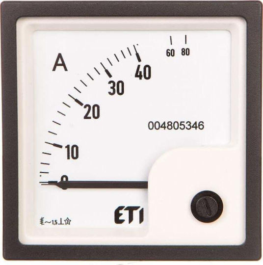 ETI ETI Strommessgerät Elektrische Messgeräte Analog Monophase 004805346