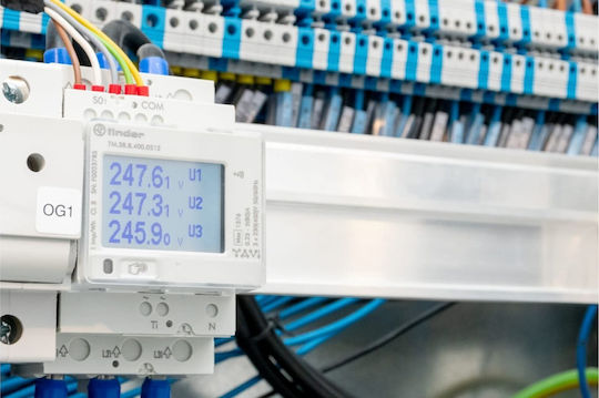 Finder Finder Digital Energie-Analysator für Elektrische Messgeräte Dreiphasig Modbus 7M.38.8.400.0212
