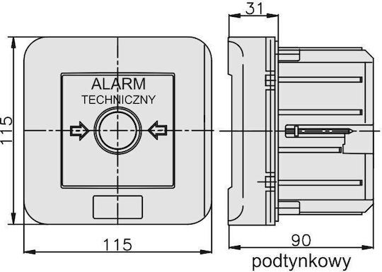Elektromet Fire Alarm Button