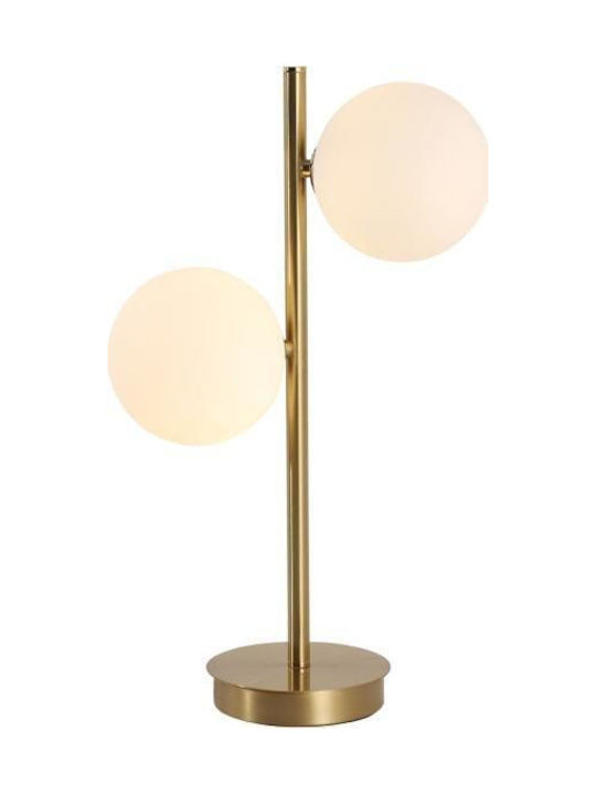 Light Prestige Schreibtischlampe für Fassung G9 in Gold Farbe