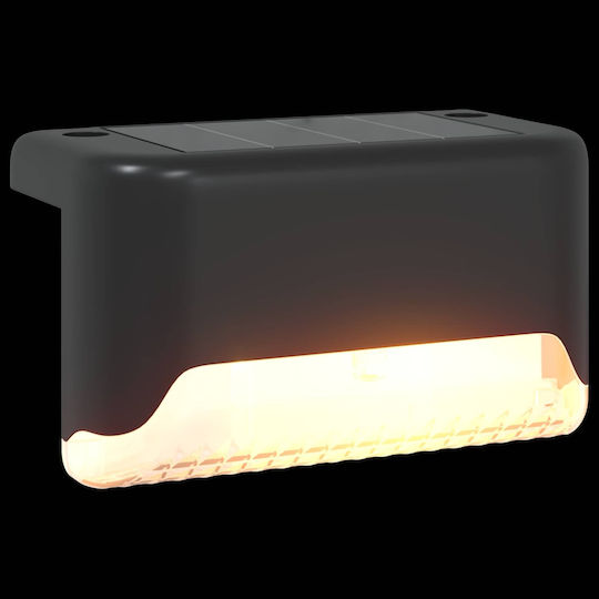 vidaXL Set Of 8 Solar Lights Warm White With Photocell 8x4x4.5cm