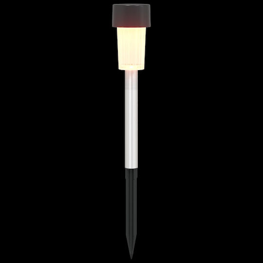 vidaXL Set 12 Solar Road Lights Warm White With Photocell