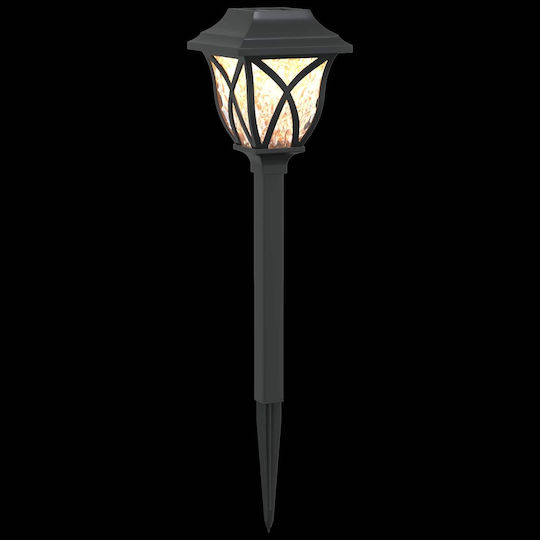 vidaXL Set 12 Solar Light Traffic Lights Warm White With Photocell