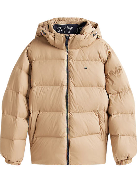 Essential Jacke Puffer Beige