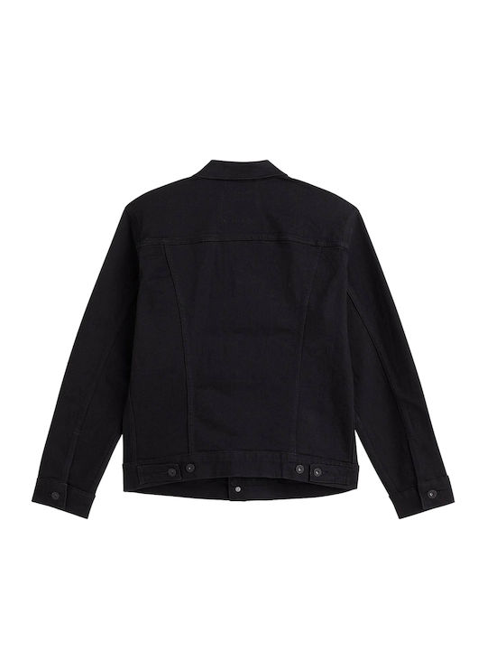 Trucker Denim Jacket Black