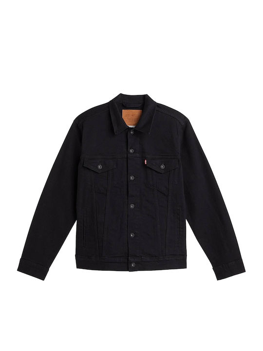 Trucker Denim Jacket Black