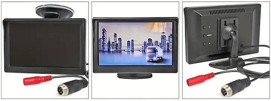 Podofo Car Reverse Camera with Screen and Night Vision Universal