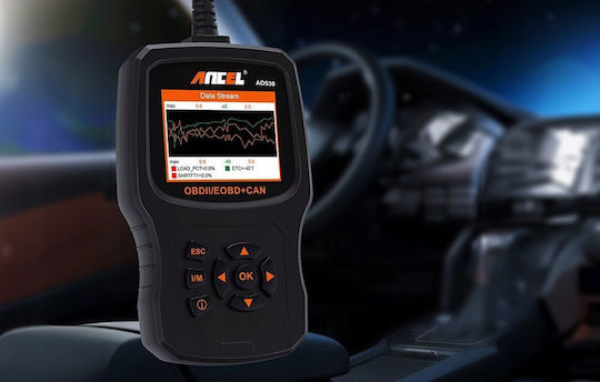 Ancel Instrument de diagnosticare auto Digital OBD 2 cu Cablu