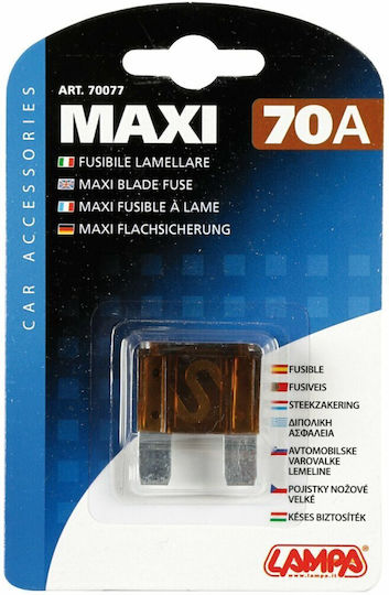 Lampa Maxi Blade Fuse 70A Автомобилен предпазител Ножовиден