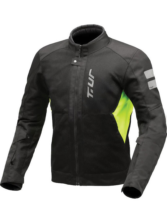 T.ur Siena Summertime Men's Riding Jacket Black/Yellow