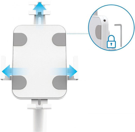 Manhattan Tablet Stand Desktop Until 7.9" White
