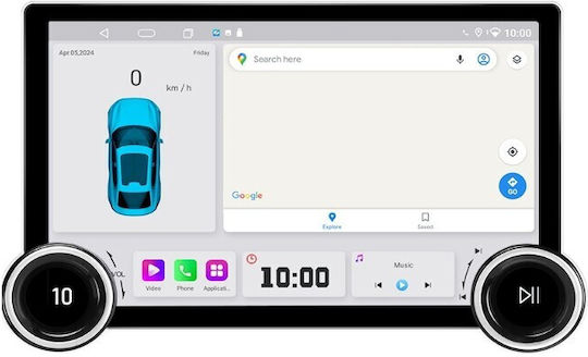 Οθόνη Αφής 11.8" Multimedia για Ταμπλό Αυτοκινήτου με GPS