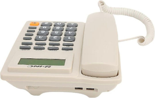 Telefon fix Birou Alb KX-T890CID