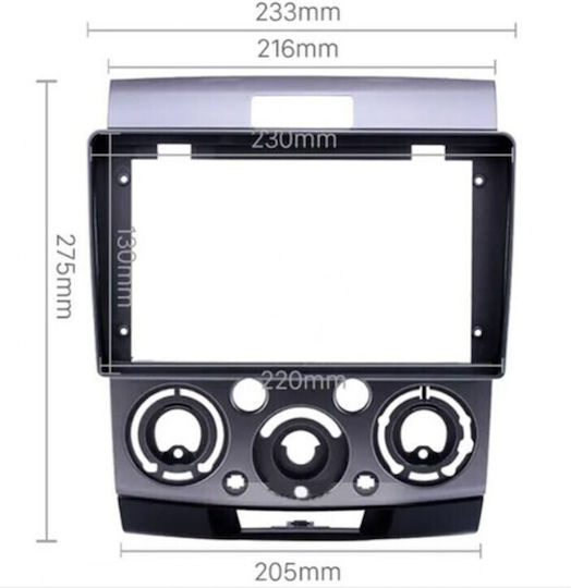 Panoul Ușii 2 Din Pentru Ford Ranger Mazda BT-50 2006-2010