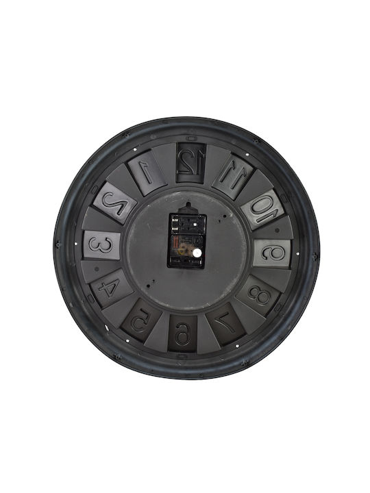 Mondex Ceas de perete Gri Ø45cm