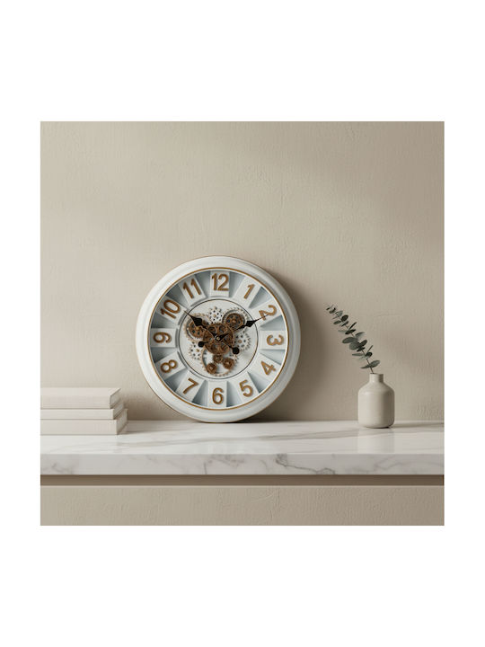 Mondex Wall Clock White Ø45cm