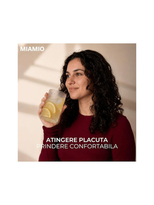 Miamio Set Pahare Pentru Apă / Cocteiluri / Cafea / Cafea Grecească Freddo Din Sticlă 280ml 12 Bucăți