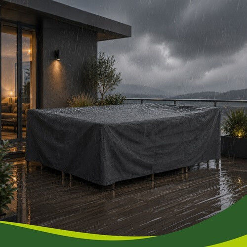 Husă Impermeabilă De Protecție Pentru Canapea 205x160x70cm În Culoare Neagră